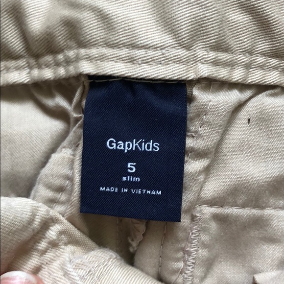 Gap kids girls size 5 like new khakis - Picture 3 of 6